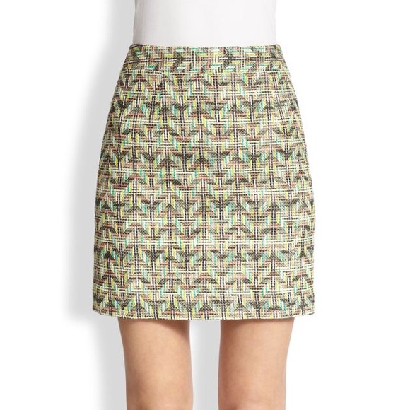 kate spade Dresses & Skirts - [kate spade♠️] Tweed embroidered skirt